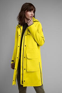 Chamarras Canada Goose Mujer México - Seaboard Chubasquero Amarillos RC5827931